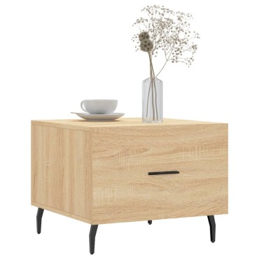 vidaXL Τραπεζάκι Σαλονιού Sonoma Δρυς 50x50x40cm Επεξεργασμένο Ξύλο 1 τεμ.