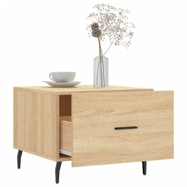 vidaXL Τραπεζάκι Σαλονιού Sonoma Δρυς 50x50x40cm Επεξεργασμένο Ξύλο 1 τεμ.