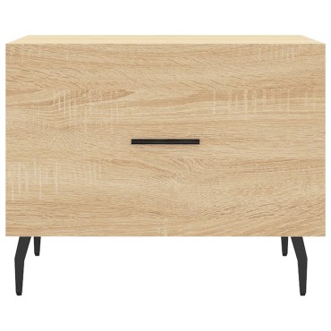 vidaXL Τραπεζάκι Σαλονιού Sonoma Δρυς 50x50x40cm Επεξεργασμένο Ξύλο 1 τεμ.