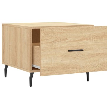 vidaXL Τραπεζάκι Σαλονιού Sonoma Δρυς 50x50x40cm Επεξεργασμένο Ξύλο 1 τεμ.