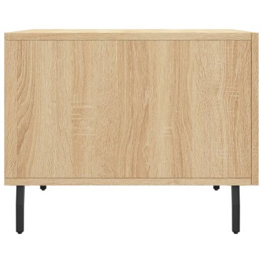 vidaXL Τραπεζάκι Σαλονιού Sonoma Δρυς 50x50x40cm Επεξεργασμένο Ξύλο 1 τεμ.
