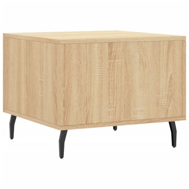 vidaXL Τραπεζάκι Σαλονιού Sonoma Δρυς 50x50x40cm Επεξεργασμένο Ξύλο 1 τεμ.