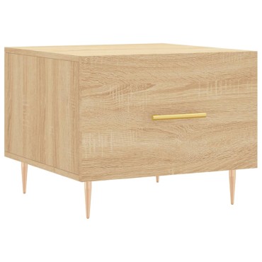 vidaXL Τραπεζάκι Σαλονιού Sonoma Δρυς 50x50x40cm Επεξεργασμένο Ξύλο 1 τεμ.