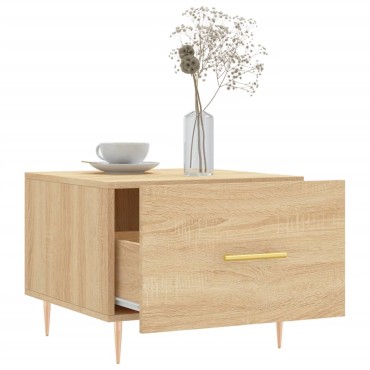 vidaXL Τραπεζάκι Σαλονιού Sonoma Δρυς 50x50x40cm Επεξεργασμένο Ξύλο 1 τεμ.