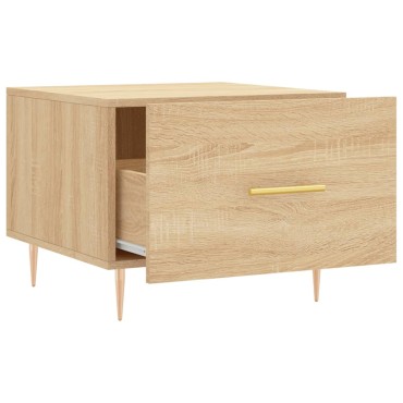 vidaXL Τραπεζάκι Σαλονιού Sonoma Δρυς 50x50x40cm Επεξεργασμένο Ξύλο 1 τεμ.