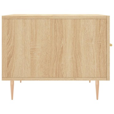 vidaXL Τραπεζάκι Σαλονιού Sonoma Δρυς 50x50x40cm Επεξεργασμένο Ξύλο 1 τεμ.