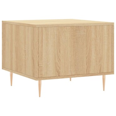 vidaXL Τραπεζάκι Σαλονιού Sonoma Δρυς 50x50x40cm Επεξεργασμένο Ξύλο 1 τεμ.