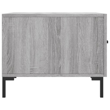 vidaXL Τραπεζάκι Σαλονιού Γκρι Sonoma 50x50x40cm Επεξεργασμένο Ξύλο 1 τεμ.