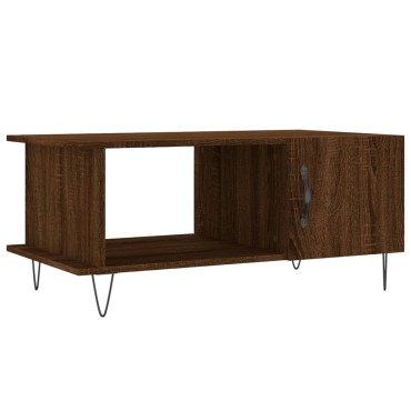 vidaXL Τραπεζάκι Σαλονιού Καφέ Δρυς 90x50x40cm Επεξεργασμένο Ξύλο 1 τεμ.
