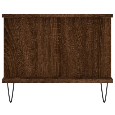 vidaXL Τραπεζάκι Σαλονιού Καφέ Δρυς 90x50x40cm Επεξεργασμένο Ξύλο 1 τεμ.