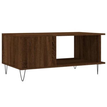 vidaXL Τραπεζάκι Σαλονιού Καφέ Δρυς 90x50x40cm Επεξεργασμένο Ξύλο 1 τεμ.