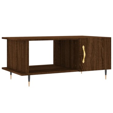 vidaXL Τραπεζάκι Σαλονιού Καφέ Δρυς 90x50x40cm Επεξεργασμένο Ξύλο 1 τεμ.