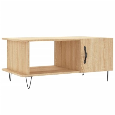vidaXL Τραπεζάκι Σαλονιού Sonoma Δρυς 90x50x40cm Επεξεργασμένο Ξύλο 1 τεμ.