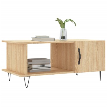 vidaXL Τραπεζάκι Σαλονιού Sonoma Δρυς 90x50x40cm Επεξεργασμένο Ξύλο 1 τεμ.