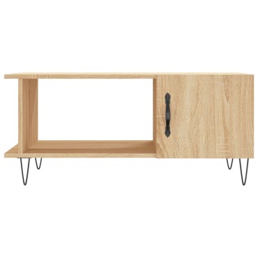 vidaXL Τραπεζάκι Σαλονιού Sonoma Δρυς 90x50x40cm Επεξεργασμένο Ξύλο 1 τεμ.