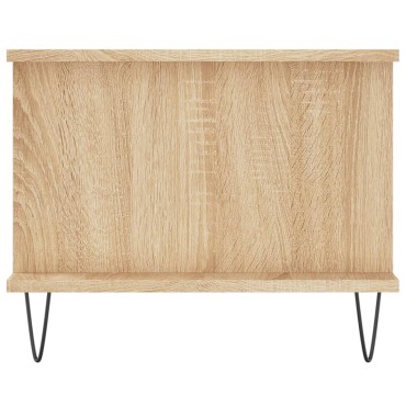 vidaXL Τραπεζάκι Σαλονιού Sonoma Δρυς 90x50x40cm Επεξεργασμένο Ξύλο 1 τεμ.