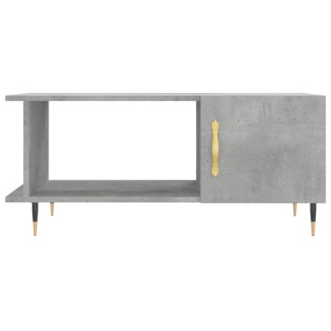 vidaXL Τραπεζάκι Σαλονιού Γκρι Σκυρ. 90x50x40cm Επεξεργασμένο Ξύλο 1 τεμ.
