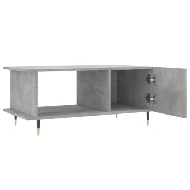 vidaXL Τραπεζάκι Σαλονιού Γκρι Σκυρ. 90x50x40cm Επεξεργασμένο Ξύλο 1 τεμ.