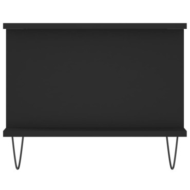 vidaXL Τραπεζάκι Σαλονιού Μαύρο 90x50x40cm Επεξεργασμένο Ξύλο 1 τεμ.