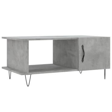 vidaXL Τραπεζάκι Σαλονιού Γκρι Σκυρ. 90x50x40cm Επεξεργασμένο Ξύλο 1 τεμ.