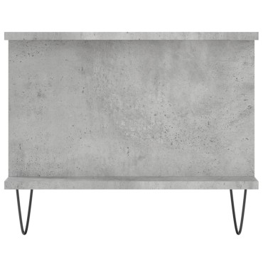 vidaXL Τραπεζάκι Σαλονιού Γκρι Σκυρ. 90x50x40cm Επεξεργασμένο Ξύλο 1 τεμ.