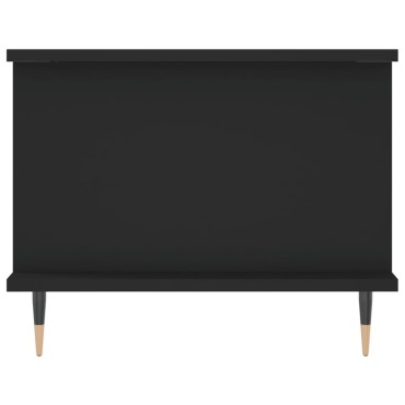 vidaXL Τραπεζάκι Σαλονιού Μαύρο 90x50x40cm Επεξεργασμένο Ξύλο 1 τεμ.