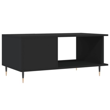 vidaXL Τραπεζάκι Σαλονιού Μαύρο 90x50x40cm Επεξεργασμένο Ξύλο 1 τεμ.