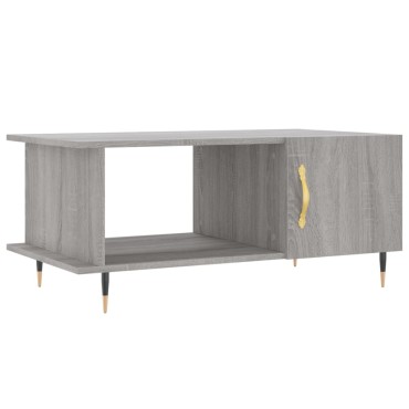 vidaXL Τραπεζάκι Σαλονιού Γκρι Sonoma 90x50x40cm Επεξεργασμένο Ξύλο 1 τεμ.