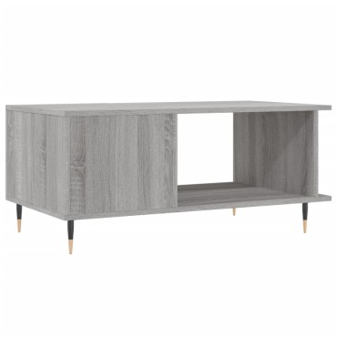 vidaXL Τραπεζάκι Σαλονιού Γκρι Sonoma 90x50x40cm Επεξεργασμένο Ξύλο 1 τεμ.