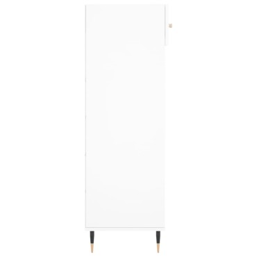vidaXL Παπουτσοθήκη Λευκή 60x35x105cm από Επεξεργασμένο Ξύλο 1 τεμ.