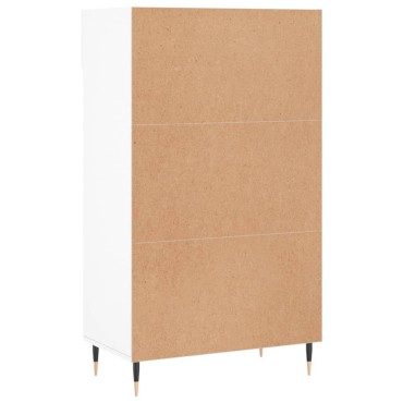 vidaXL Παπουτσοθήκη Λευκή 60x35x105cm από Επεξεργασμένο Ξύλο 1 τεμ.