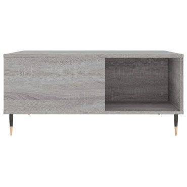 vidaXL Τραπεζάκι Σαλονιού Γκρι Sonoma 80x80x36,5cm Επεξεργασμένο Ξύλο 1 τεμ.