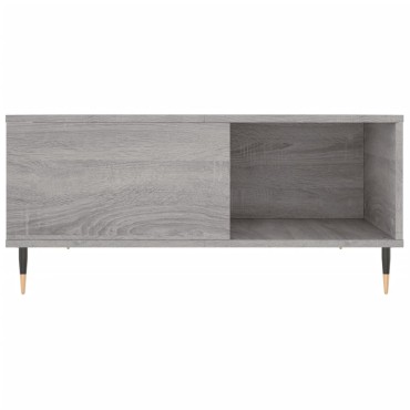 vidaXL Τραπεζάκι Σαλονιού Γκρι Sonoma 80x80x36,5cm Επεξεργασμένο Ξύλο 1 τεμ.