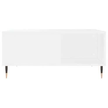 vidaXL Τραπεζάκι Σαλονιού Λευκό 80x80x36,5cm Επεξεργασμένο Ξύλο 1 τεμ.