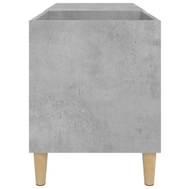 vidaXL Δισκοθήκη Γκρι Σκυροδέματος 84,5x38x48cm Επεξεργασμένο Ξύλο 1 τεμ.