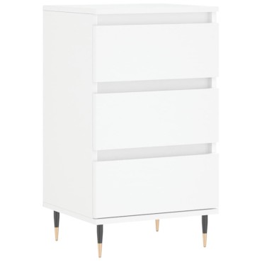 vidaXL Συρταριέρα Λευκή 40x35x70cm από Επεξεργασμένο Ξύλο 1 τεμ.