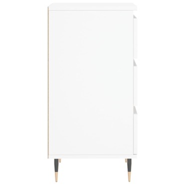 vidaXL Συρταριέρα Λευκή 40x35x70cm από Επεξεργασμένο Ξύλο 1 τεμ.