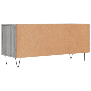 vidaXL Έπιπλο Τηλεόρασης Γκρι Sonoma 100x34,5x44,5cm Επεξεργ. Ξύλο