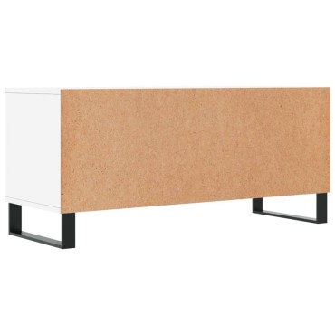 vidaXL Έπιπλο Τηλεόρασης Λευκό 100x34,5x44,5cm Επεξεργασμένο Ξύλο