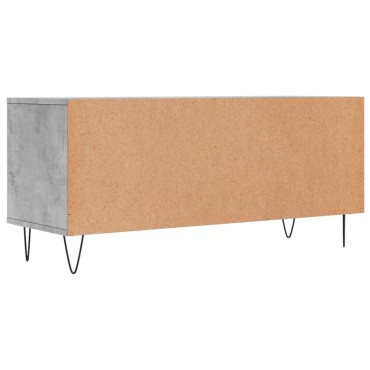 vidaXL Έπιπλο Τηλεόρασης Γκρι Σκυρ. 100x34,5x44,5cm Επεξ. Ξύλο