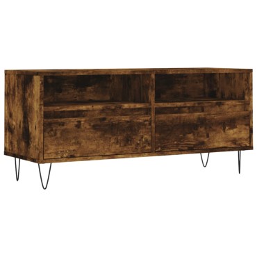 vidaXL Έπιπλο Τηλεόρασης Καπνιστή Δρυς 100x34,5x44,5cm Επεξ. Ξύλο