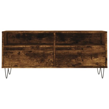 vidaXL Έπιπλο Τηλεόρασης Καπνιστή Δρυς 100x34,5x44,5cm Επεξ. Ξύλο