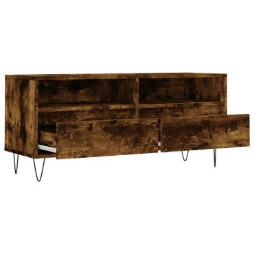 vidaXL Έπιπλο Τηλεόρασης Καπνιστή Δρυς 100x34,5x44,5cm Επεξ. Ξύλο