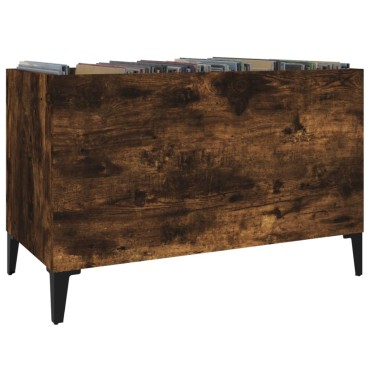 vidaXL Δισκοθήκη Καπνιστή Δρυς 74,5x38x48cm από Επεξεργασμένο Ξύλο