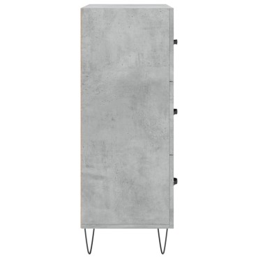 vidaXL Ντουλάπι Γκρι Σκυροδέματος 69,5x34x90cm Επεξεργασμένο Ξύλο 1 τεμ.