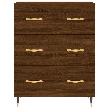 vidaXL Ντουλάπι Καφέ Δρυς 69,5x34x90cm Επεξεργασμένο Ξύλο 1 τεμ.