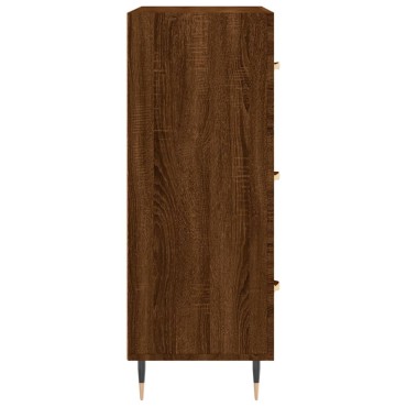 vidaXL Ντουλάπι Καφέ Δρυς 69,5x34x90cm Επεξεργασμένο Ξύλο 1 τεμ.