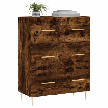 vidaXL Ντουλάπι Καπνιστή Δρυς 69,5x34x90cm Επεξεργασμένο Ξύλο 1 τεμ.
