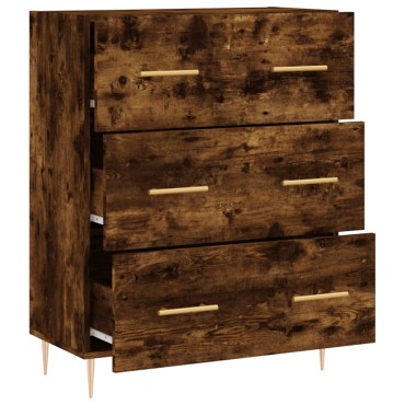 vidaXL Ντουλάπι Καπνιστή Δρυς 69,5x34x90cm Επεξεργασμένο Ξύλο 1 τεμ.