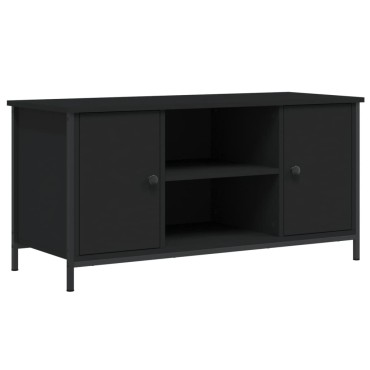 vidaXL Έπιπλο Τηλεόρασης Μαύρο 100x40x50cm Επεξεργασμένο Ξύλο